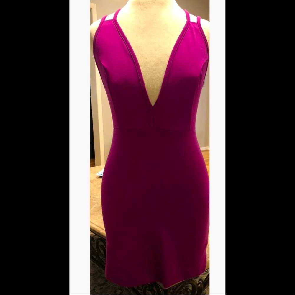 NastyGal Purple Mini Dress Bodycon Dress Small